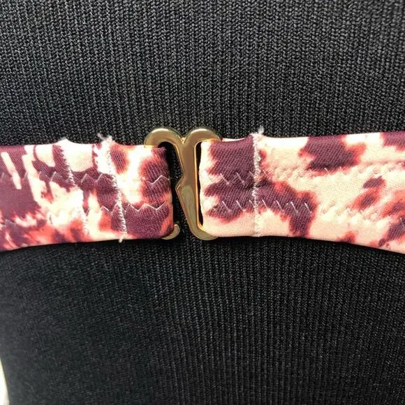 NWT Gorgeous Chelsea28 scalloped bikini top medium - Picture 9 of 9